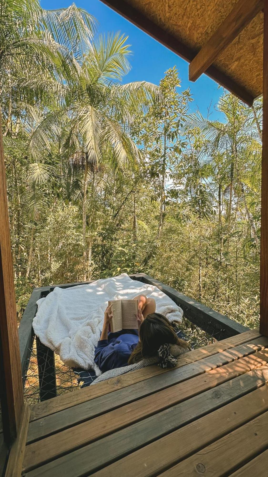 Cabana Equipada Em Meio A Natureza Em Pomerode Esterno foto